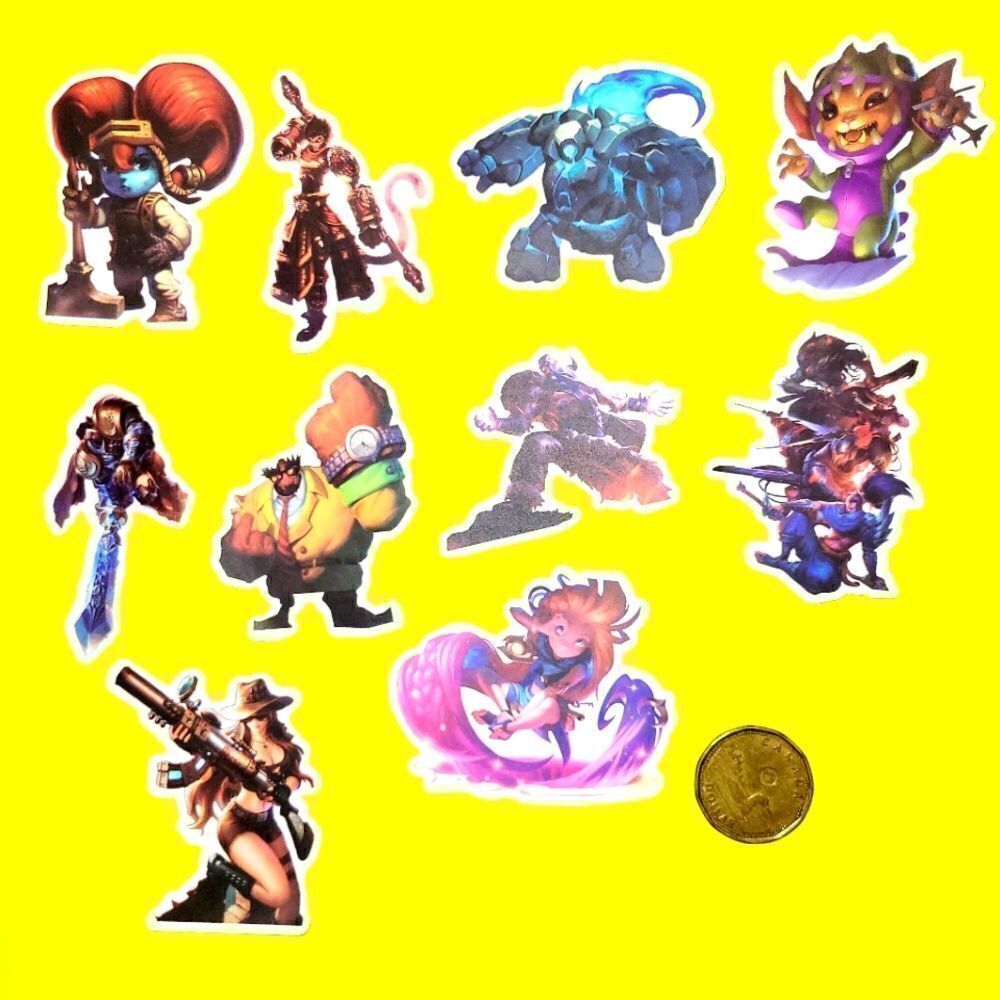 3/$20 Brand New 10x Waterproof Legend Stickers